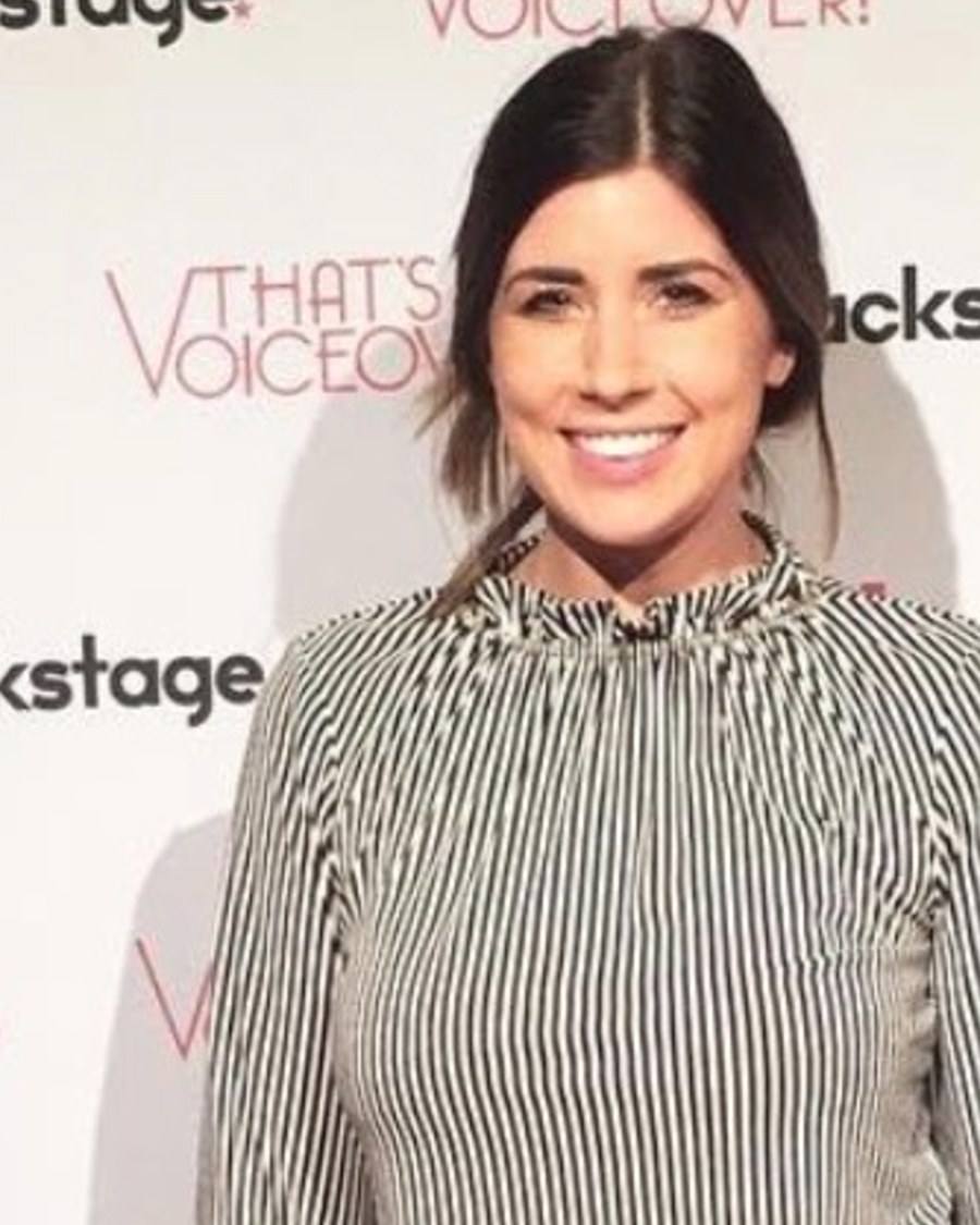Christina Frank at the That's Voiceover event